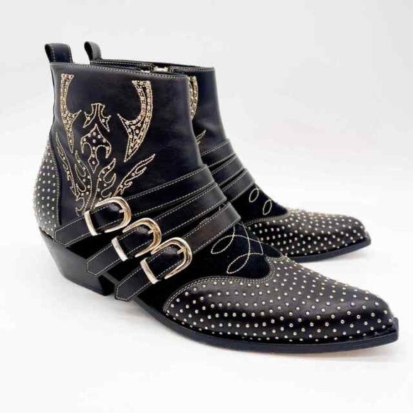Anine Bing Penny 38 New Studded Boots - Picture 9 of 13